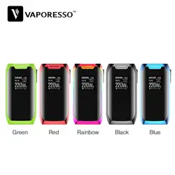 Оригинальный vaporesso Мститель X 220 Вт TC поле MOD Max 220 Вт Выход с OLED 0,96 дюймов Дисплей & OMNI доска 2,2 Чипсет Ecig Vape Mod