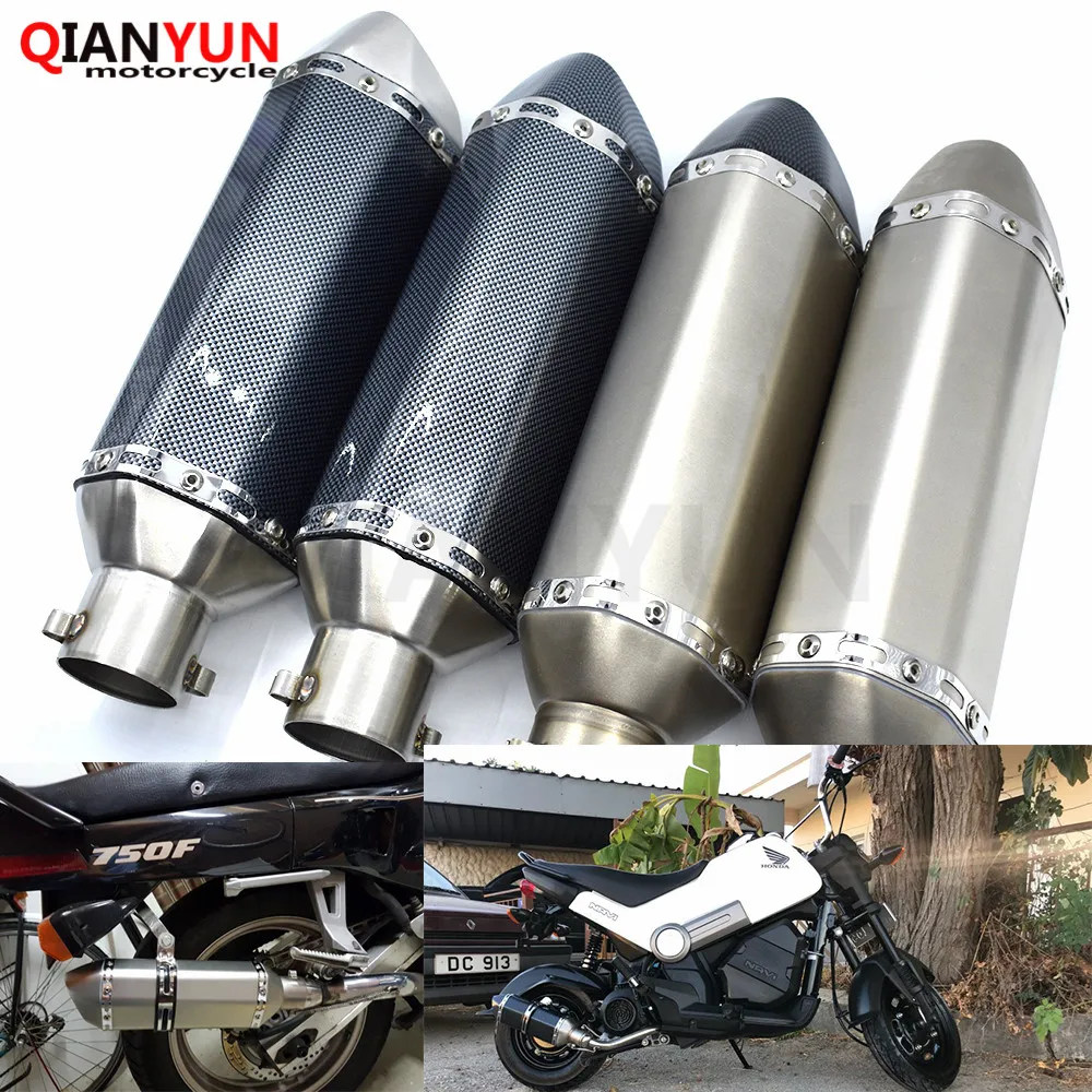 

for Motorcycle parts Exhaust Universal 51mm Stainless Steel Motorbike Exhaust Pipe For HONDA PCX 125/150 PCX125 PCX150 all years