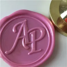Алфавит двойная буква инициалы персонализированное Имя/уплотнение воск/Свадебный Воск Печать пользовательское приглашение штамп настроить набор в подарочной коробке
