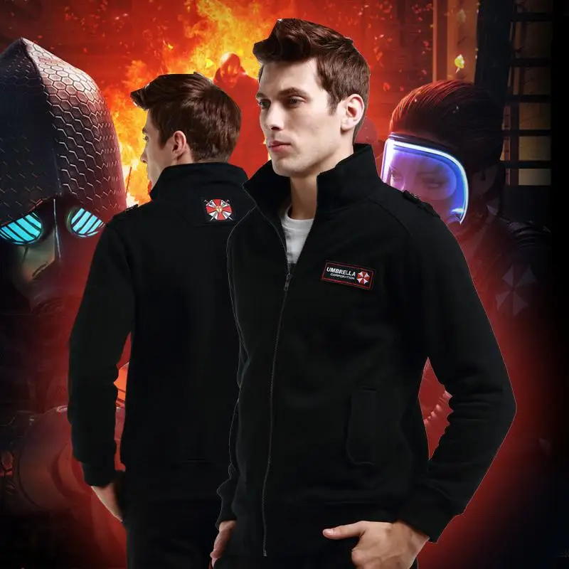 

High-Q Unisex Resident Evil Hoodie Coat jacket Cardigan