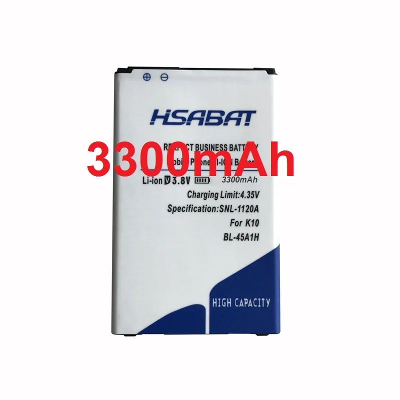 imágenes para BL-45A1H HSABAT 3300 mAh/Batería Para LG K10 BL45A1H F670L F670K F670S F670 K420N K10 Q10 LTE K420 Batería imágenes para BL-45A1H HSABAT 3300 mAh/Batería Para LG K10 BL45A1H F670L F670K F670S F670 K420N K10 Q10 LTE K420 Batería