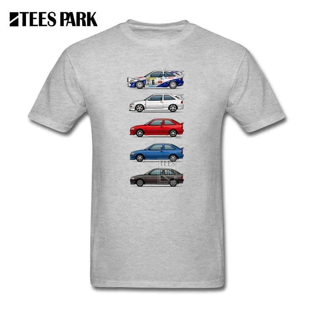 Zomer Mannen T Shirt Stack van Ford Escort Mkvs Coupes Auto gedrukt T shirts Tops Korte Koker Klassieke Kleren Cartoon in Zomer Mannen T-Shirt Stack van ...
