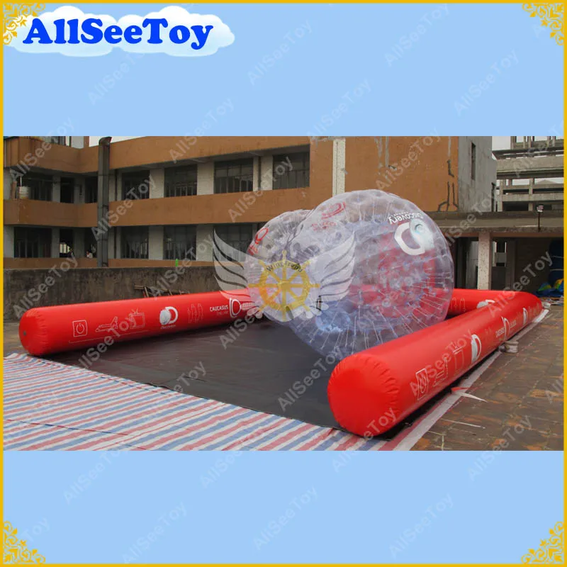 شحن مجاني نفخ البولينج لعبة Zorb الكرة 2 الهواء مضخة وشملت نوعية جيدة
