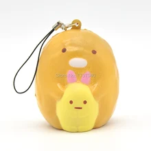 25 шт./лот Kawaii мягкий хлеб свинья Sumikko Gurashi мягкими мультфильм Ароматические Коллекционные вещи игрушки оптом