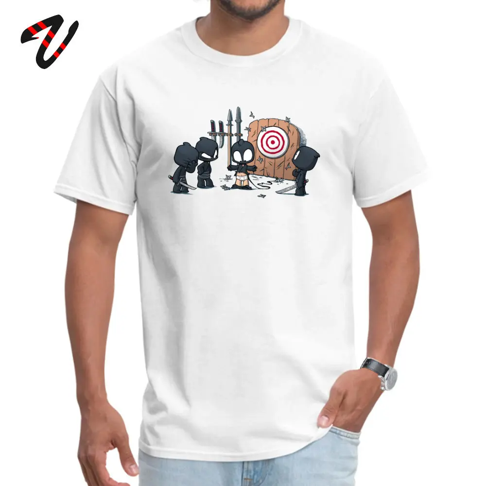 Unstealthiest Ninja Unravels Tops Shirt Slim Fit Round Collar T-Shirt comfortable Short Sleeve 100% Cotton Student T-shirts Unstealthiest Ninja Unravels 2664 white