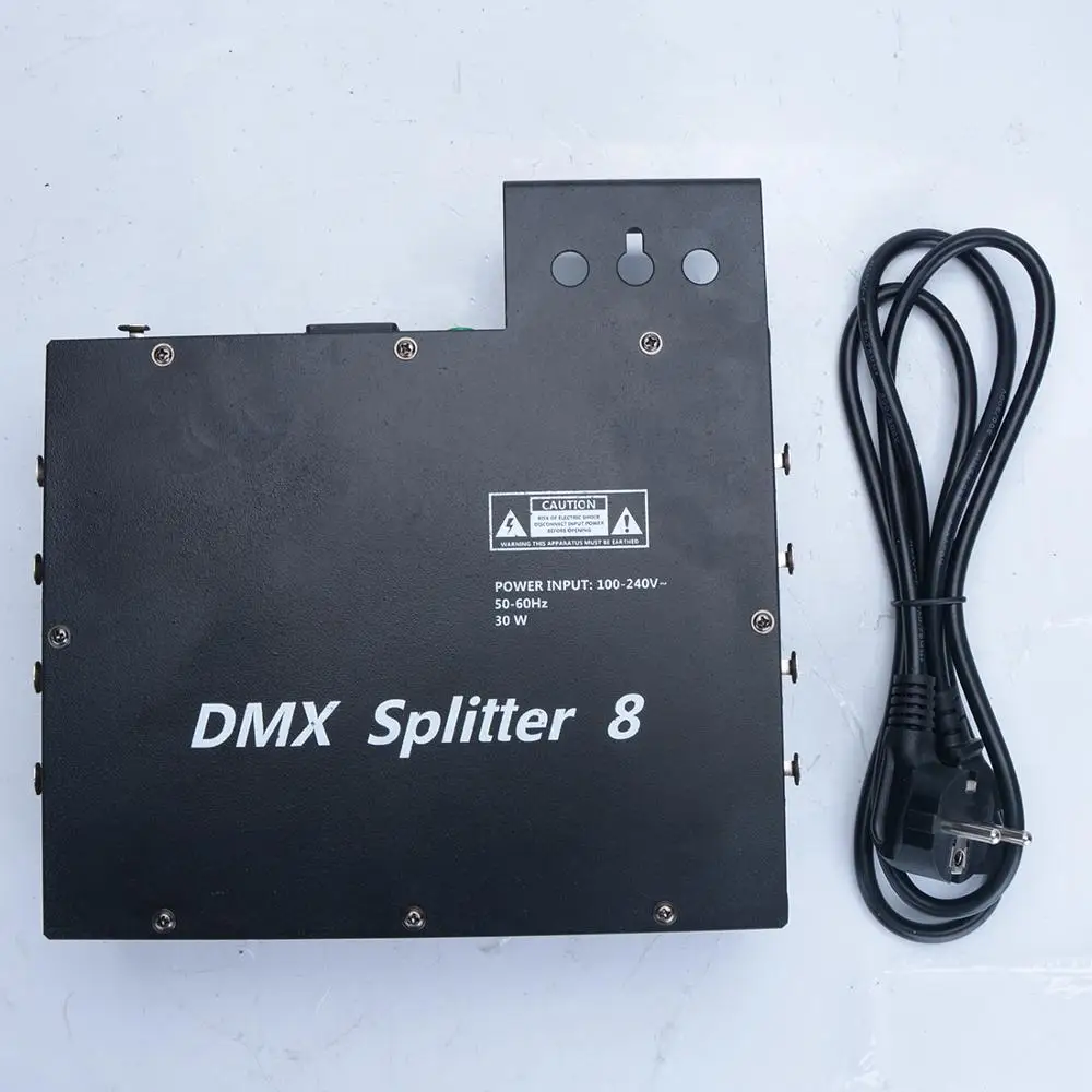 DMX сплиттер 8 способ DMX512 сплиттер 8 Выход регулятор сценического освещения сплиттер для контроля сценического освещения
