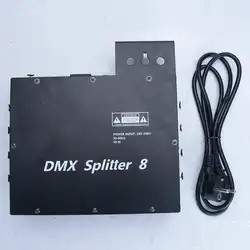 DMX сплиттер 8 способ DMX512 сплиттер 8 Выход регулятор сценического освещения сплиттер для контроля сценического освещения