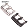 Stainless Steel Watch Band Buckle 16 18 20 22mm Silver Black Brushed Metal Watchbands Strap Clasp Accessories ► Photo 1/6