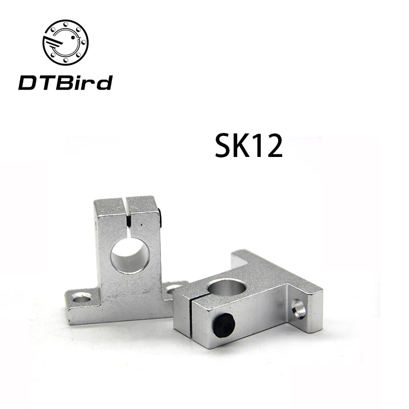 4pcs/lot Free Shipping SK12 12mm linear bearing rail shaft support Table CNC Router SH12A | Обустройство дома