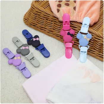 

Infant Handkerchief Anti-drop Clips Water Towel Bib Anti-lost Cartoon Double-head Anti-drop Clips Baby Bibs Accessories