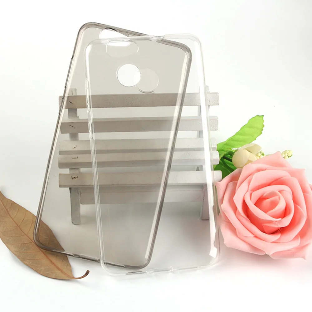 

luxury Full Protect Anti-knock TPU Silicone Transparent Back Cover Case For BlackView E7 for phone cases cover