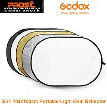 Godox 5 в 1 мульти фото складной светоотражатель овальный 100x150 см/40x60 дюймов для фотостудии фотовспышка освещение