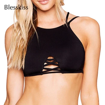 BlessKiss Bikini Halter Top and String Bottoms Sold Separately 2