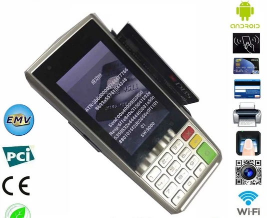 Беспроводная терминальная Поддержка POS с магнитной картой/смарт картой IC и NFC|pos