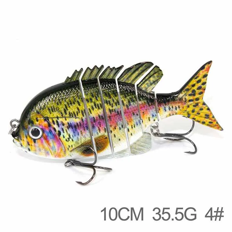2018 горячая Распродажа рыболовные приманки Swimbait снасти 10 см 35 5 г Multi Составник 6
