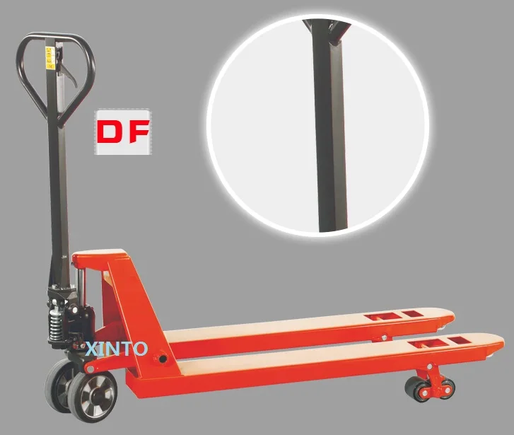 1.68T---3T, Forklift manual hydraulic pallet truck carrier, lengthened cattle tray Truck