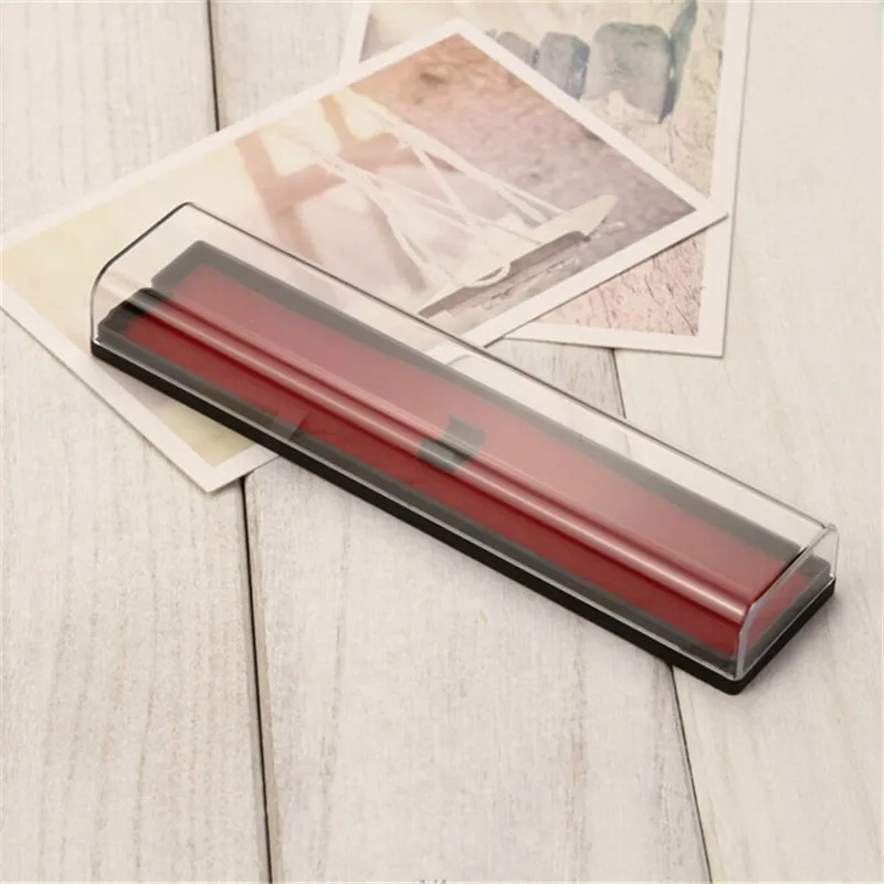 

10pcs/lot High Quality BOX Transparent Pen Case Pen Box For Fountain Pen/Roller Ball Pen/Ballpoint Gifts 16*3.8*2.1cm