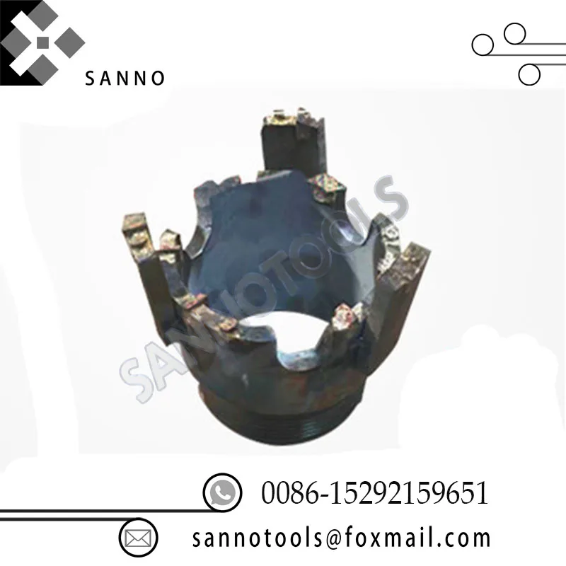 Irregular shape drill bits long compact drilling well bits round type alloy center drill bit for geological prospecting