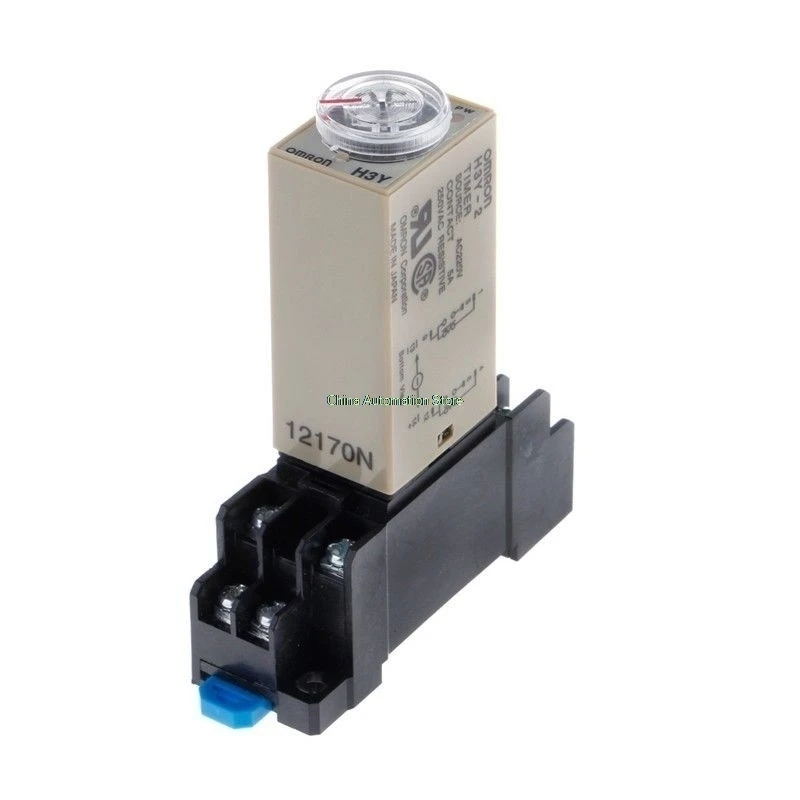 

H3Y-2 DC 24V  Delay Timer Time Relay 0 - 10 SEC with Base