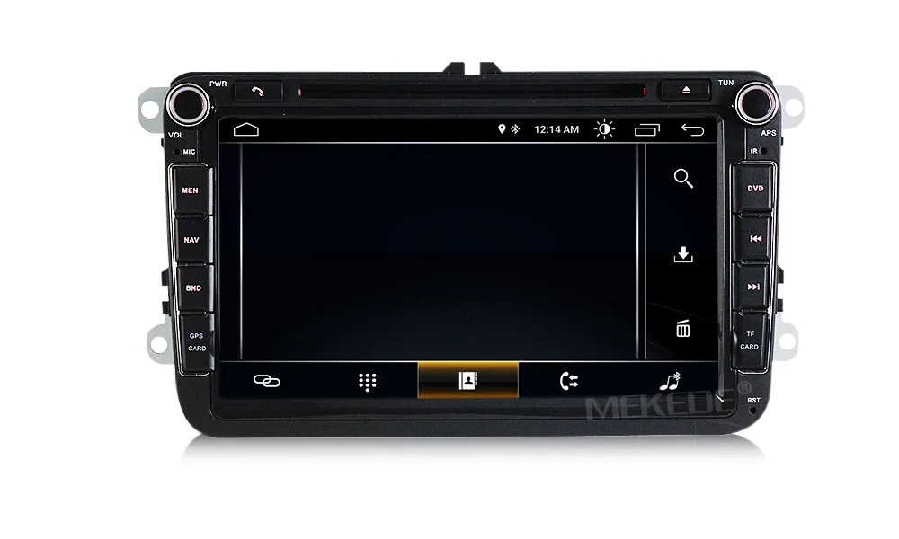 Best Android 9.0 quad core 1024*600 car dvd player for skoda VWPOLO GOLF 5 6 PASSAT CC TIGUAN TOURAN Fabia Caddy free shipping 14