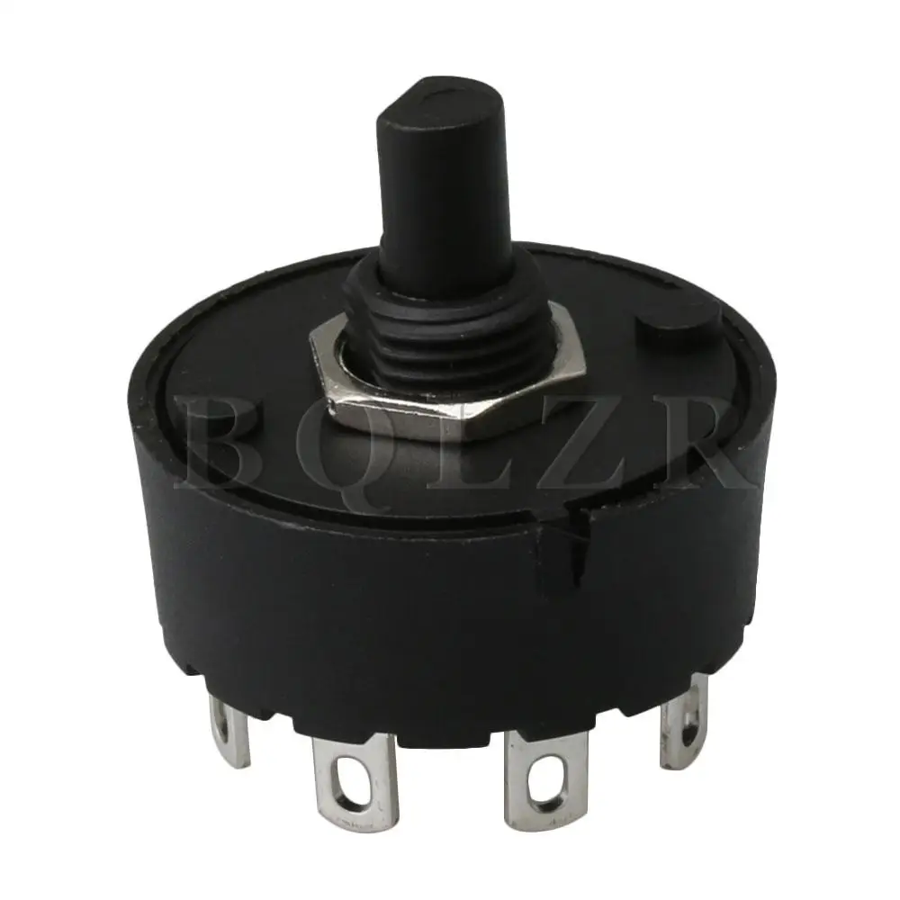 

BQLZR 5 Positions 4 Rotates Selector Rotary Switch Replace Part for Fan Mixer Juicer Soya-bean Milk Machine Under 800w