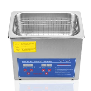 

VEVOR Commercial Ultrasonic Cleaner 3L Heated Ultrasonic Cleaner with Digital Timer Jewelry Watch Glasses Cleaner Large Capacity