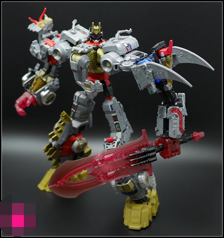 

Transformation ko Grimlock Slag Sludge Snarl Swoop dinoking slash dinoking Dinobots figure toys
