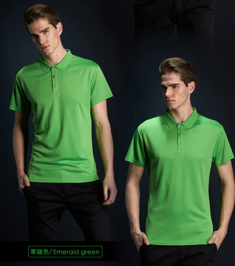 MRMT Новая мужская футболка быстросохнущая футболка с коротким рукавом сплошной цветной лацкан футболки