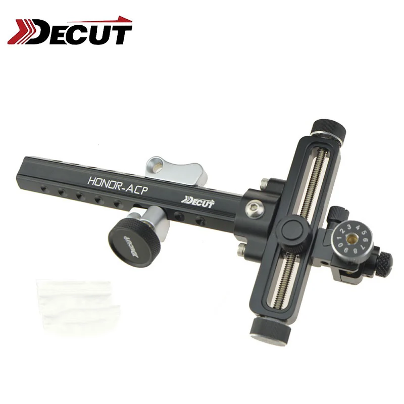 Archery Compound Bow Sight Black Aluminum Alloy Sight Hunting Compound