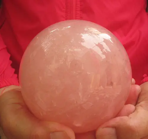 

AAAA++ NATURAL ROSE QUARTZ CRYSTAL SPHERE BALL Healing