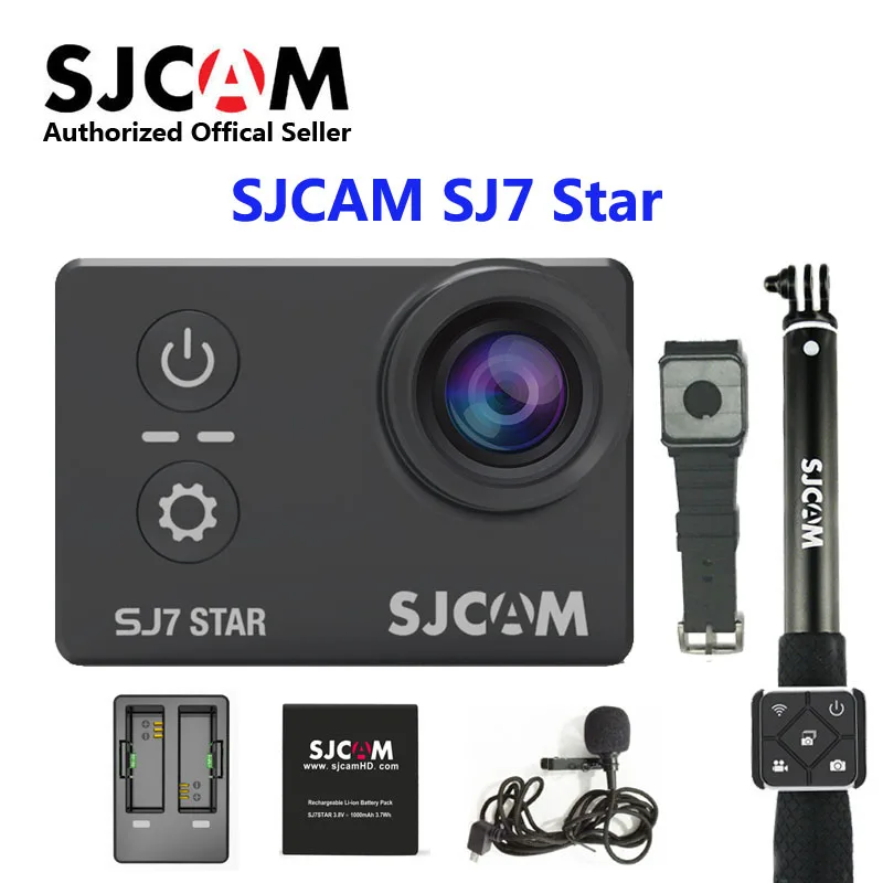 Оригинальная Водонепроницаемая Экшн-камера SJCAM SJ7 Star wifi Ambarella A12S75 4K 30fps Ultra HD 2," с сенсорным экраном и дистанционным управлением для спорта DV