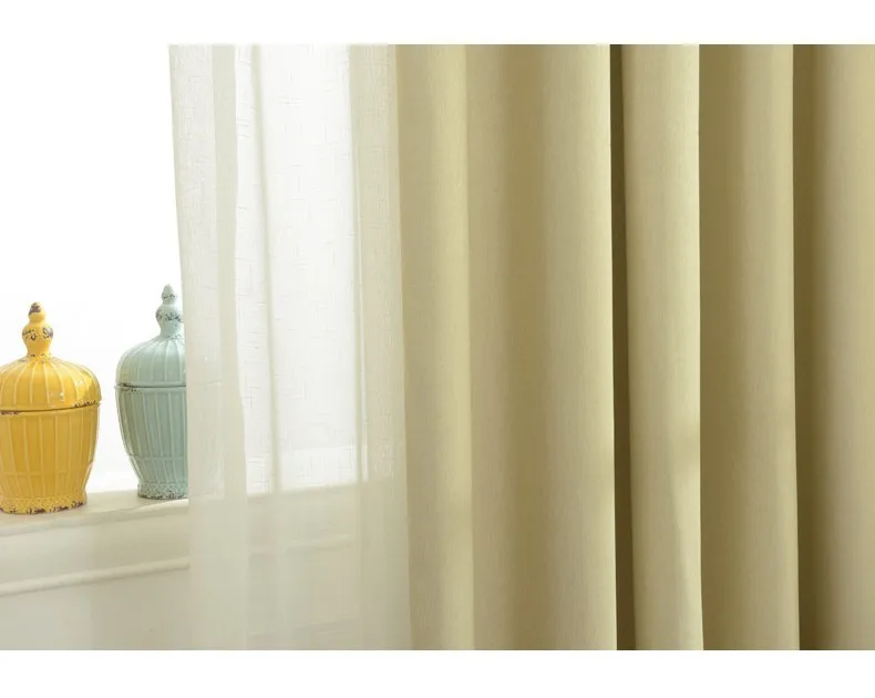 Solid Color Linen Modern Curtains for Living Room Full Shade Blackout Curtains Window Blinds American Style Custom Made Rideaux 1 (17)