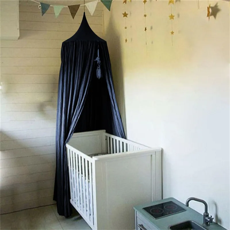  Nordic Baby Room Wall Decoration Single Door Hanging Net Children Bedroom Decor Cotton Kids Girls M - 32881353605