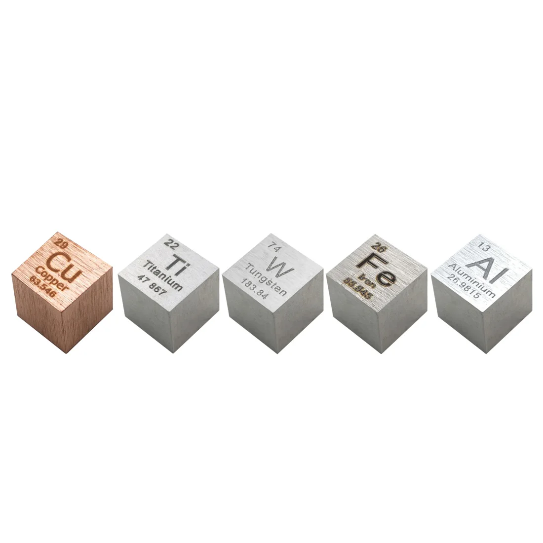  10 x 10 x 10mm High Pure Wiredrawing Cube Periodic Table Of Elements Cube Set With Wolfram Copper A