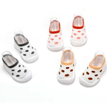

Anti-skid footwear with rubber sole for children's shoes anti-collision rubber shoes for infants and babies XP0018