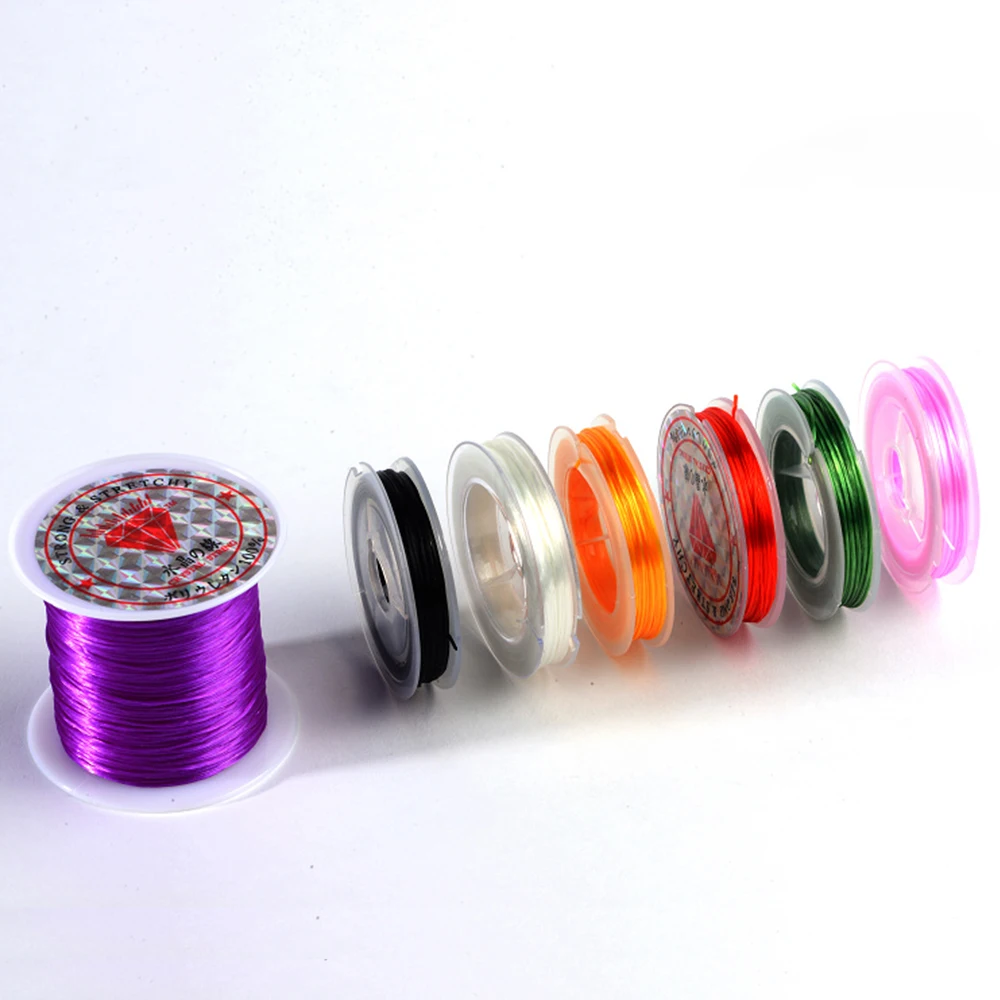 DIY Jewelry Findingd Japan Crystal Beading Stretch Cord Elastic Line Transparent Clear Round