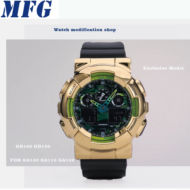 

Watch Case bezelGA100 GA110 GA120 GD100 GD120 Metal Stainless Steel for gshock Watch Accessory Modification Gift for Men/Women