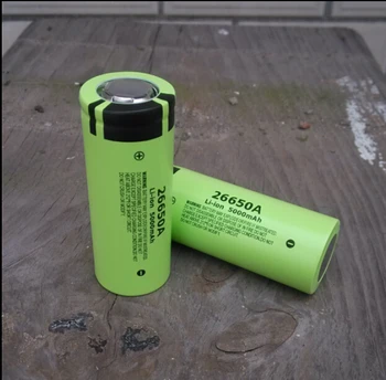 

2pcs/lot New Genuine Panasonic 26650A 3.7V 5000mAh High Capacity 26650 Li-ion Battery Rechargeable Batteries Free Shipping