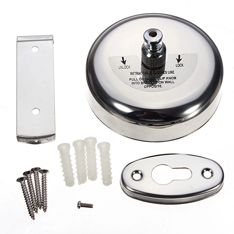 

2.8M Nylon Steel Wire Rope Home Hotel Stainless Steel Clothesline Laundry Hanger Clothes Line Wall Mounted Clothes Rack Lines