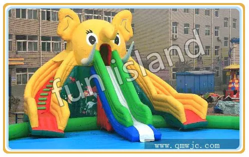 

Hot Three Lines Giant Inflatable Slide Colorful Water Slide For Sale,Water Slide For Event
