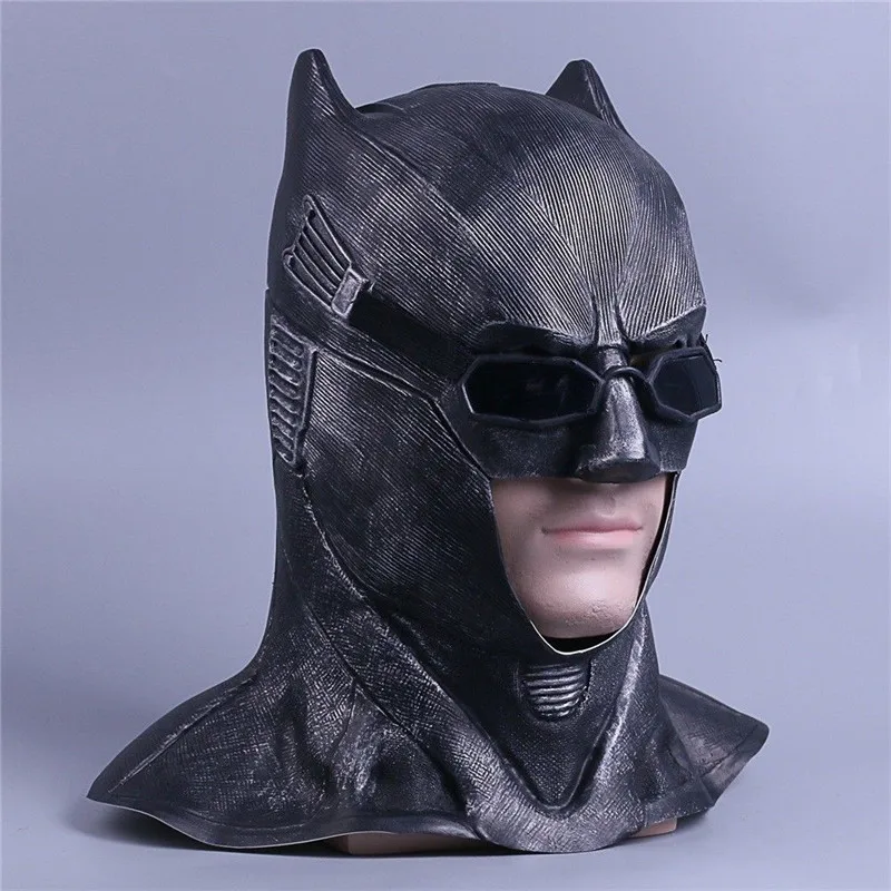 Лига Справедливости Бэтмен костюмная маска косплей супергерой латексные маски для взрослых на Хэллоуин