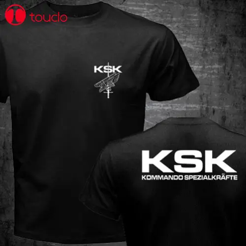 2019 новая брендовая одежда немецкая спецназ Ksk Kommando Spezialkrafte армейская футболка