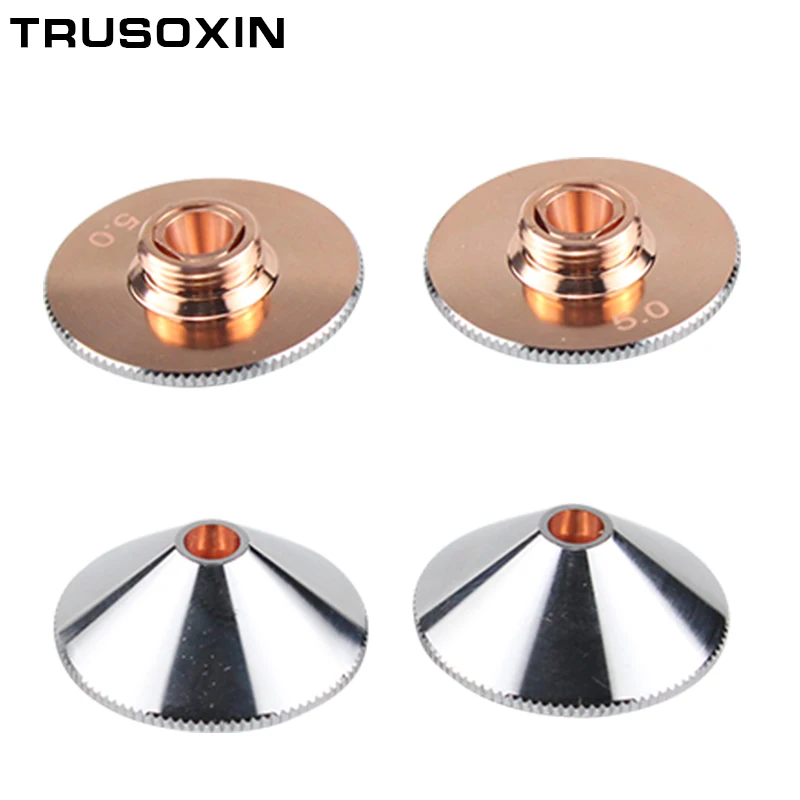 Laser Cutting Machine Laser Cutting Nozzle Cutter Tips Double Layer Dia.28mm Caliber 1.5/2.0MM Fiber Laser Cutting Head