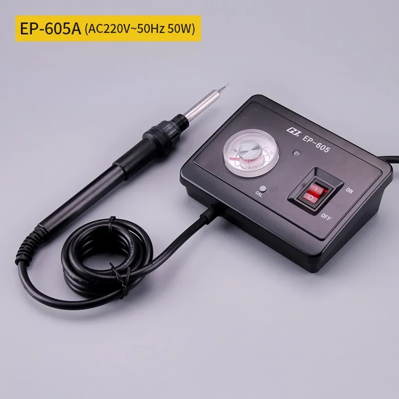 Портативный Регулируемый термостат Мини паяльная станция паяльник универсальная 936 паяльная головка 50 Вт паяльная станция