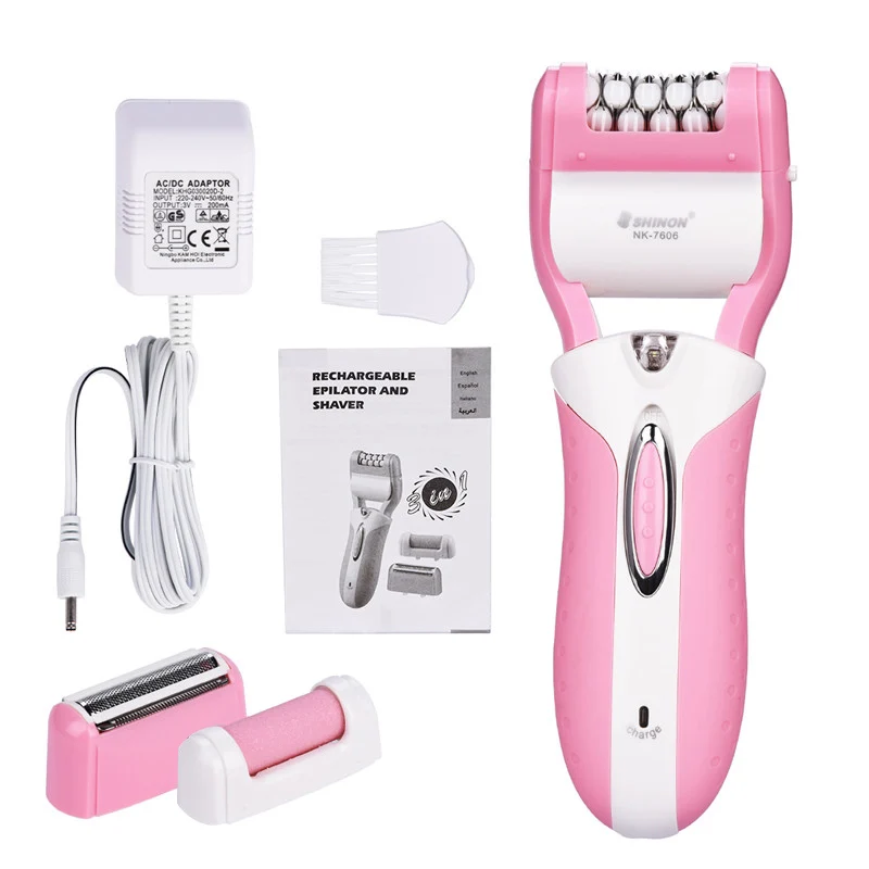 Buy 3 In1 Rechargeable female shaver shaving hair Removal Razor Shavers women