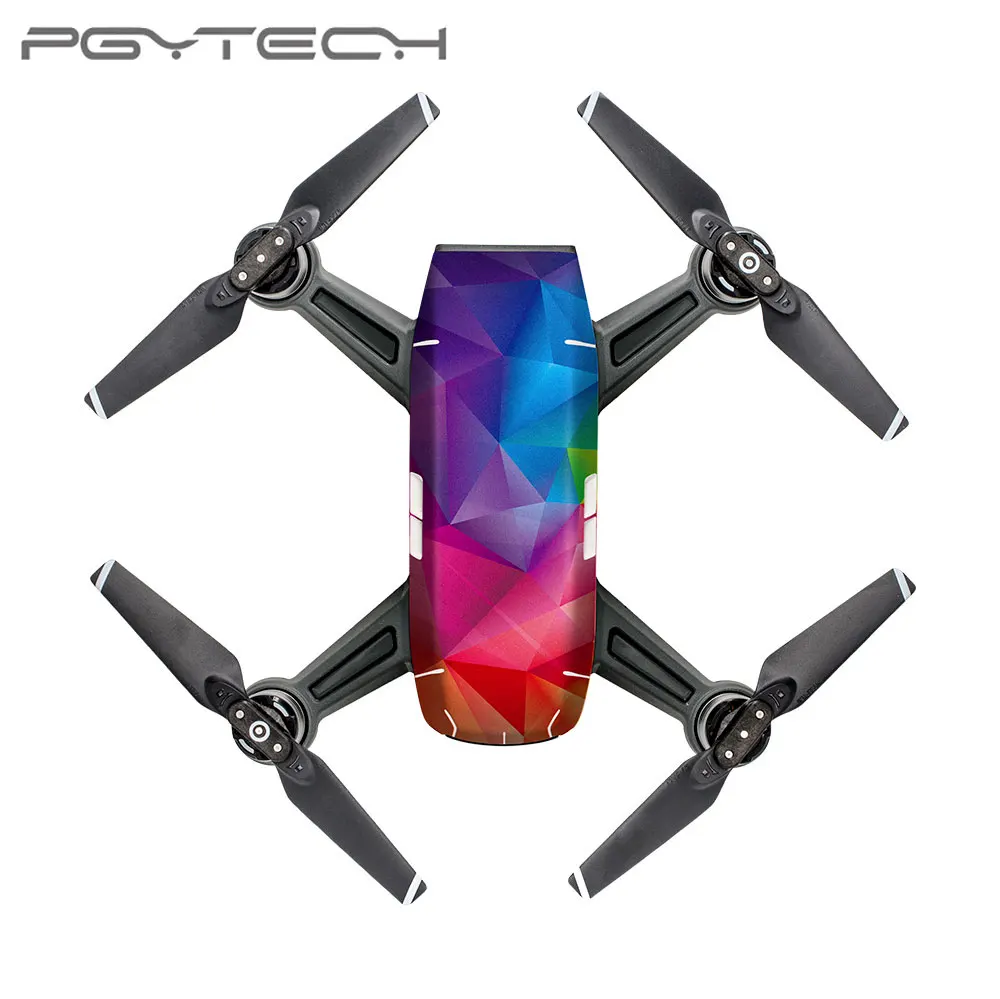 PGYTECH DJI SPARK карбоновая цветная наклейка камуфляжные наклейки Drone