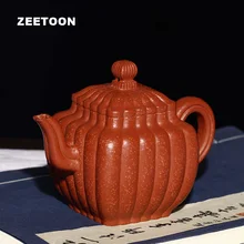 280cc Аутентичные Исин Чай горшок Чжу песок горные грязи Фонари горшок Винтаж китайский здоровья фиолетовый глины Чай комплект Чай горшок zisha чайник