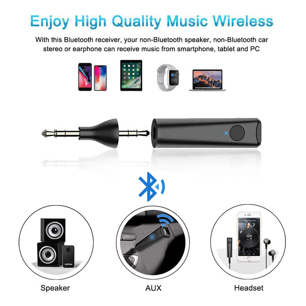 BT4849 беспроводной Bluetooth 5,0 приемник аудио приемник AUX 3,5 мм Музыкальный адаптер Громкая связь вызов автомобильный передатчик Авто адаптер