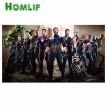 Картина с бриллиантами на заказ Мстители Бесконечность войны полный квадратный значок с вышивкой в виде ромба Алмазная картина eigen foto eid mubarak roses