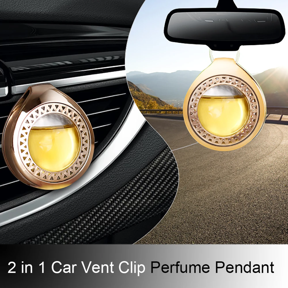 

Car Perfume Clip Air Freshener Automotive Scent Smell Pendant Auto Interior Fragrance Essential Oil Diffuser Accessories Gifts